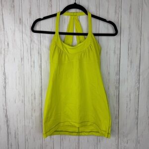 Lululemon Yellow Green Tank Top size 4